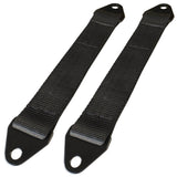 Moore Parts 14" Off - Road Suspension Limit Straps With Black Tabs, Pair - Moore Parts