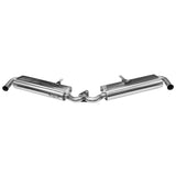 RACING USE ONLY! Stainless Steel 1 - 3/4" Merged Exhaust Header W/Dual Muffler - Moore Parts