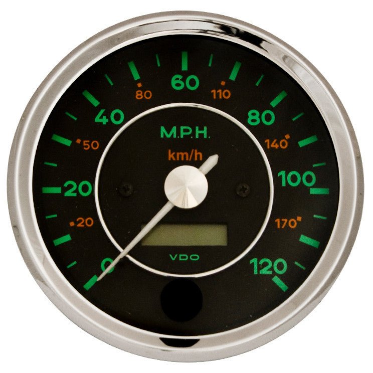 VDO 519846 "356 Series" Speedometer Gauge 120 MPH 4" Diameter - Moore Parts