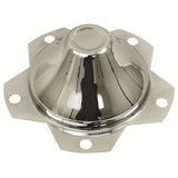 Vw 5 Lug Chrome Center Wheel Cap, Fits All Wheels With 6 - 1/2" Hole, Pair - Moore Parts