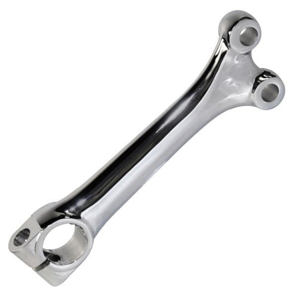 Vw Bug Chrome Pitman Arm 28mm Steering Box, 17mm Tie Rod Holes - Moore Parts