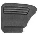 VW Bug Door Panels W/ Pockets 1958 - 1964, Set Of 4 Black Vinyl - Moore Parts