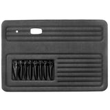 VW Bug Door Panels W/ Pockets 1965 - 1977, Set Of 4 Black Vinyl - Moore Parts