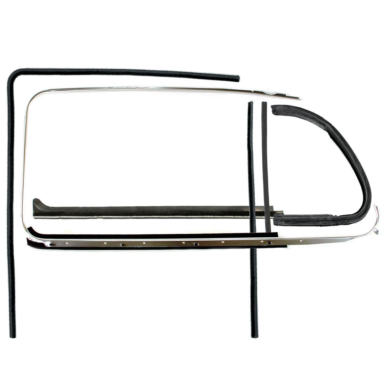 Vw Bug Door Rubber F/Roll Up Window, U Channels, Vent Window Seals 1965 - 6/1968 - Moore Parts
