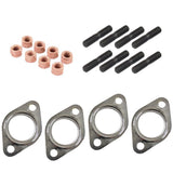 Vw Bug Exhaust Stud, Nut & Gasket Kit. 8 Nuts, 8 Exhaust Studs, 4 Gaskets. Sold As Kit - Moore Parts