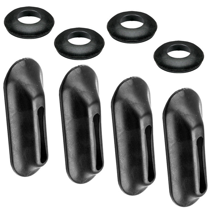 Vw Bug Front & Rear Bumper Bracket / Over Rider Grommets, 1955 - 67, Set 8 - Moore Parts