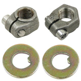 Vw Bug Front Spindle Nuts With Thrust Washers, 1949 - 1965, Pair - Moore Parts