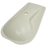 Vw Bug Inside Crank Handle W/Guard Plate F/Sunroof 1968 - 77, Ivory White - Moore Parts