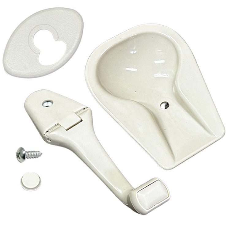 Vw Bug Inside Sunroof Handle Kit 1968 - 77, Ivory White - Moore Parts