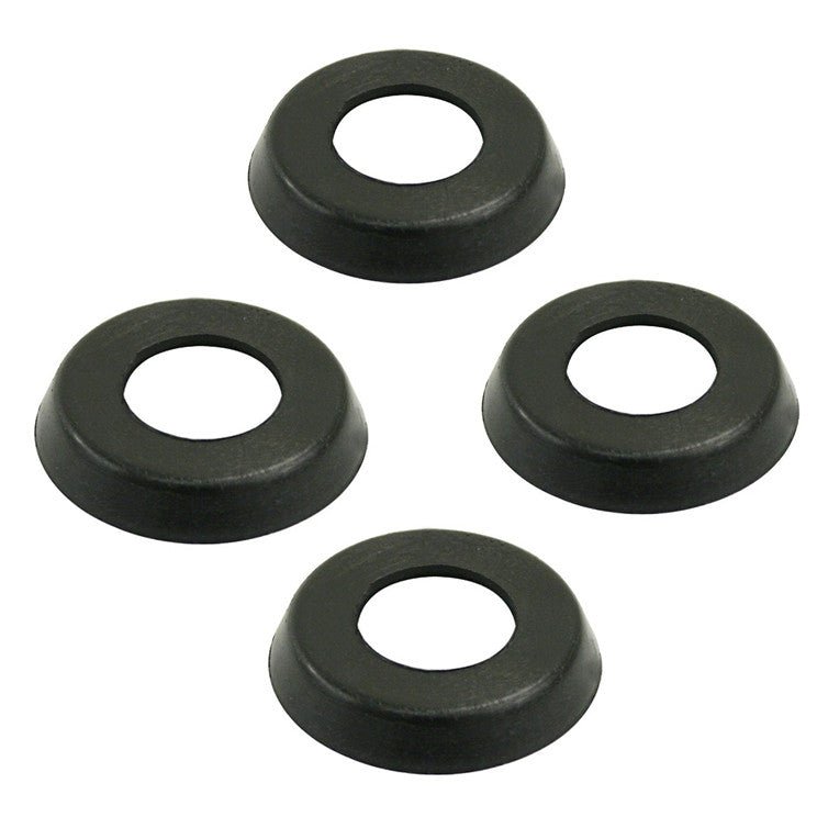 Vw Bug, Karmann Ghia Black Window Winder Buffer To 1967, Set Of 4 - Moore Parts