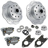 Vw Bug King Pin Front Grey Wilwood Disc Brake Kit 1949 - 1966, 5 Lug Porsche/Chevy Pattern - Moore Parts