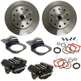 Vw Bug Rear Black Wilwood Disc Brake Kit 1958 - 1967, 5 Lug Porsche/Chevy Pattern - Moore Parts