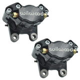 Vw Bug Rear Black Wilwood Disc Brake Kit 1958 - 1967, Scalloped Brake Rotors 5 Lug Porsche/Chevy Pattern - Moore Parts