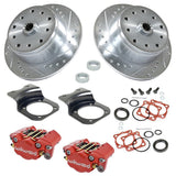 Vw Bug Rear Red Wilwood Disc Brake Kit 1958 - 77, 5 Lug Porsche/Chevy Pattern - Moore Parts