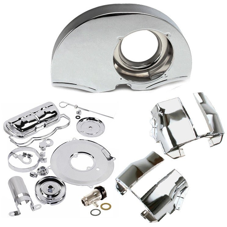 Vw Bug Super Deluxe Chrome Dress Up Kit For Off - road Doghouse Air - cooled Engines - Moore Parts