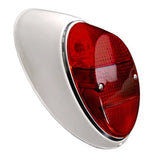 Vw Bug Tail Light Assemblies 1962 - 67 All Red Lens L/R, Pair - Moore Parts