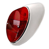 Vw Bug Tail Light Assemblies 1962 - 67 All Red Lens L/R, Pair - Moore Parts