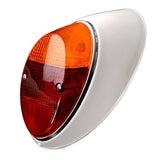 Vw Bug Tail Light Assemblies 1962 - 67 Amber, Red Euro Lens L/R, Pair - Moore Parts