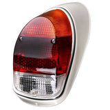 Vw Bug Tail Light Assemblies 1968 - 70 Amber, Red Euro Lens L/R, Pair - Moore Parts
