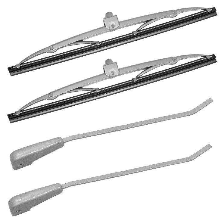 Vw Bug Wiper Arms & Blades, Left & Right Side, Vw Bug 58 - 64 - Moore Parts