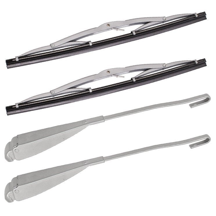 Vw Bug Wiper Arms & Blades, Left & Right Side, Vw Bug 68 - 69 - Moore Parts