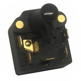 Vw Bug Wiper Switch Kit, Includes Switch, 14mm Nut & Black Knob 1968 - 71 - Moore Parts