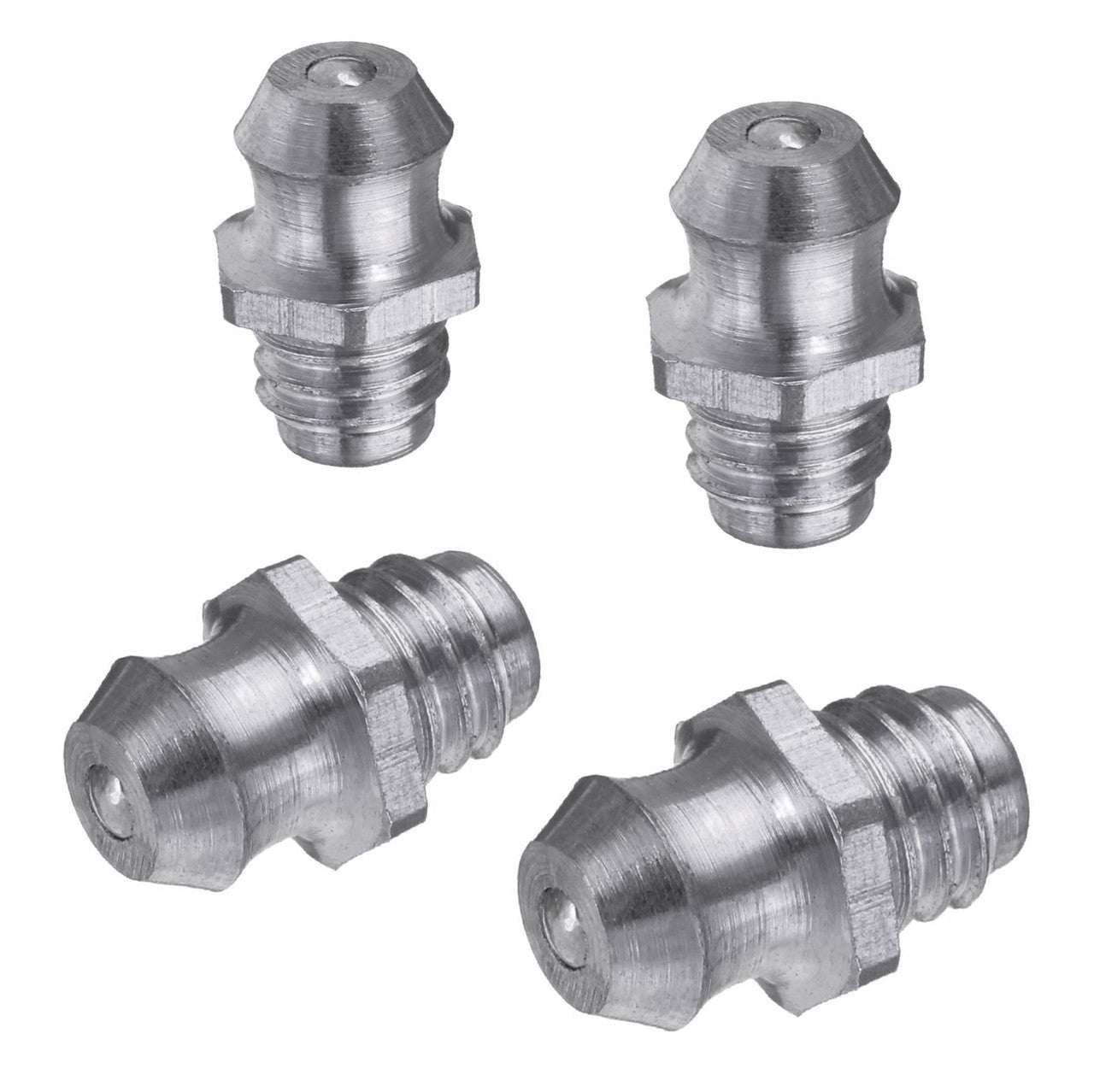 Zerk Fitting For Automotive Tie Rod Ends, Ford And International 1/4" - 28, Set 4 - Moore Parts